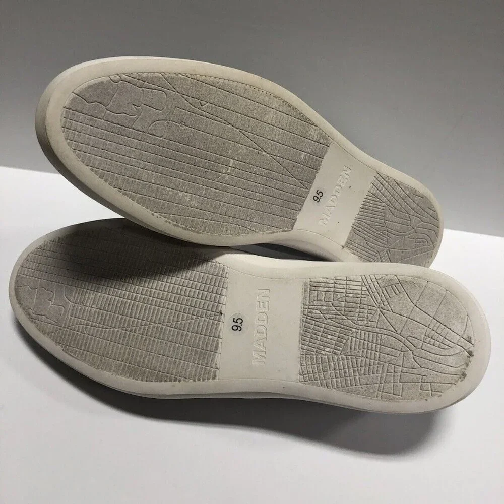 Steve Madden Men’s Deller Sneakers White Size 9.5 M